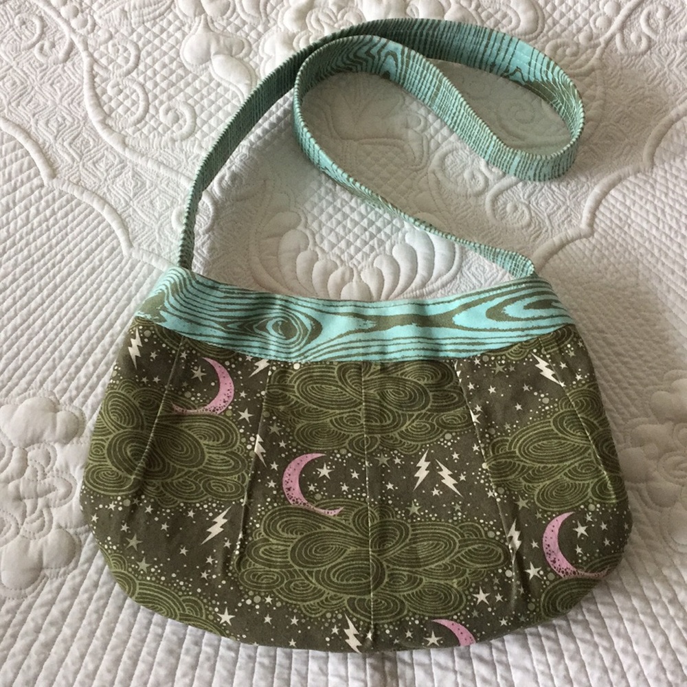 Buttercup mini bag Tula Pink OOP fabric